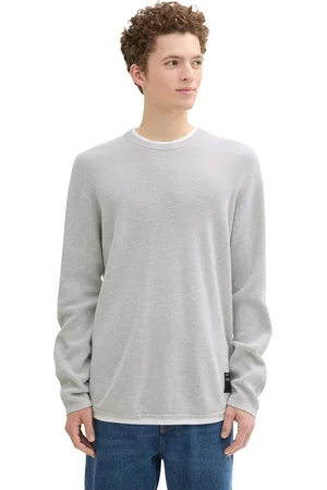 TOM TAILOR 2-in-1-Pullover, mit Struktur