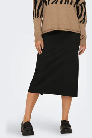 ONLY Bleistiftrock »ONLTIA HW LONG SLIT PENCIL SKIRT CC PNT«