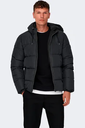 Only & Sons Steppjacke »ONSMARLON LIFE HOOD PUFFER JACKET OTW VD«, mit Kapuze