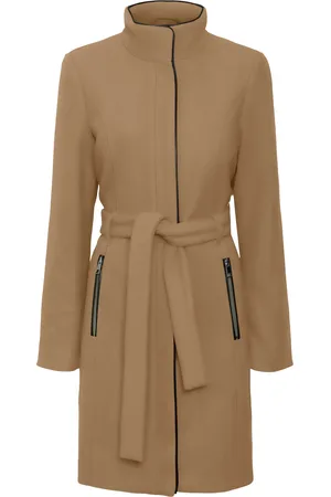 VERO MODA Kurzmantel »VMBLASSJESSY AW WOOL JACKET GA LCS«, mit Wollanteil und Lederimitat Details