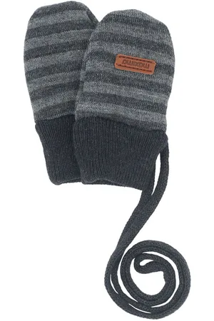 maximo Fäustlinge, ohne Daumen aus Wollfleece mit Strickbund