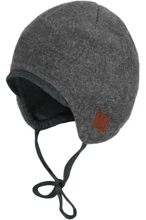 maximo Fleecemütze, aus Wollfleece mit Bindeband und Jerseyfutter