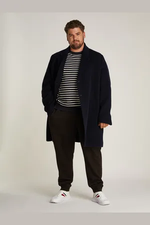 Tommy Hilfiger Wollmantel »BT-WOOL MIX COAT-B«, in Großen Größen, mit hochwertigen Knöpfen