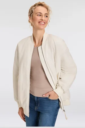 HUGO BOSS Bomberjacke »C_Piromba«, mit Strickbündchenkragen