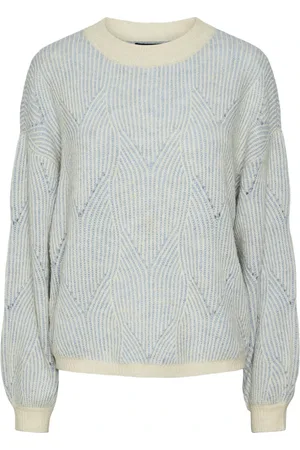 Pieces® Rundhalspullover »PCJENNA LS O-NECK KNIT NOOS BC«