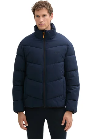 TOM TAILOR Steppjacke, ohne Kapuze, mit Logoprint