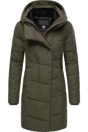 Ragwear Wintermantel »Wintermantel Pavla Coat«, stylischer Damen Steppmantel in Woll-Optik