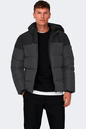 Only & Sons Steppjacke »ONSMARLON LIFE HOOD PUFFER JACKET OTW VD«, mit Kapuze