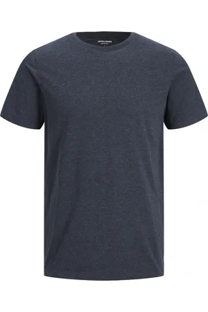 JACK & JONES Rundhalsshirt »JJEORGANIC MELANGE TEE SS O-NECK NOOS«, in Melange Optik