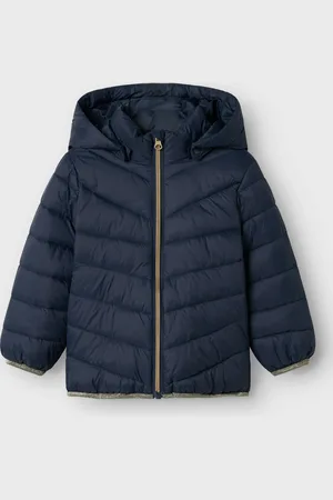 NAME IT Steppjacke »NMFMONAY JACKET PB«, mit Kapuze, mit reflektierenden Details