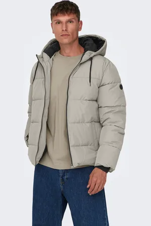 Only & Sons Steppjacke »ONSMARLON LIFE HOOD PUFFER JACKET OTW VD«, mit Kapuze