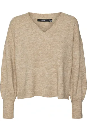 VERO MODA V-Ausschnitt-Pullover »VMJUPITER LS V-NECK PULLOVER BF«