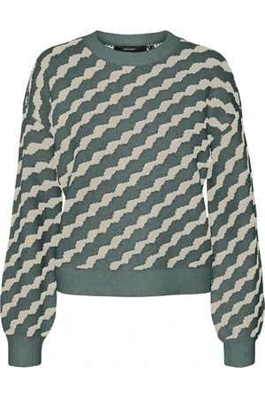 VERO MODA Rundhalspullover »VMLARA LS O-NECK PULLOVER GA BOO REP«