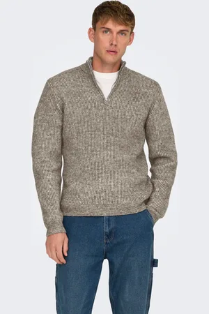 Only & Sons Troyer »ONSTEGAN REG 5 WOOL HALF ZIP KNIT BF«