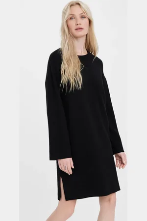 VERO MODA Strickkleid »VMGOLDNEEDLE WIDE LS ONCK DRESS REP LCS«