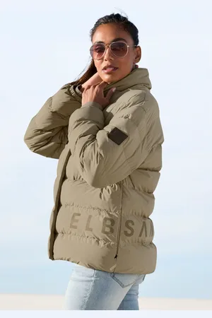 ELBSAND Steppjacke, ohne Kapuze, mit hochschließendem Kragen