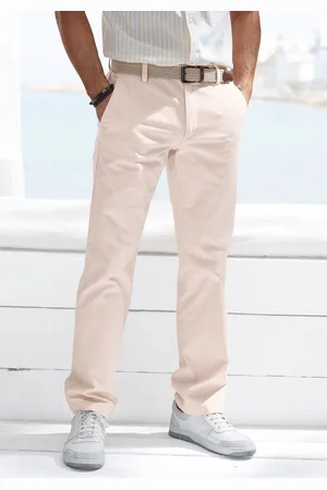 john devin Chinohose »regular-fit, lange Oxford Hose«, aus elastischer Baumwoll-Qualität
