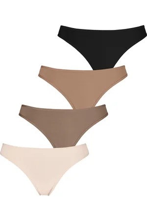 Lascana String, (4er-Pack), aus elastischer Baumwolle