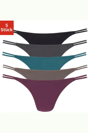vivance collection String, (5er-Pack), aus elastischer Baumwolle