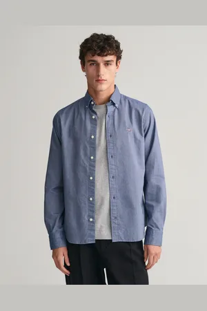 GANT Langarmhemd »Slim Fit Oxford Hemd strukturiert langlebig dicker«, Oxford Hemd Slim Fit