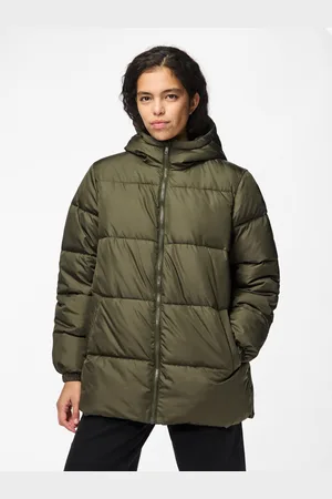 Pieces® Steppjacke »PCMADDIE PUFFER JACKET NOOS BC«, mit Kapuze