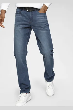 H.I.S Slim-fit-Jeans »FLUSH«, schmale Beinform, mit Used-Effekten, niedrige Leibhöhe
