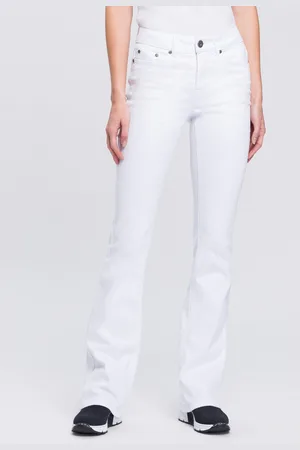 ARIZONA Bootcut-Jeans »Shaping«, elastische Passform, Bootcut-Beinform, Used-Waschung, hohe Taille