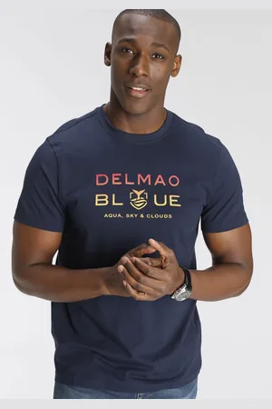 DELMAO T-Shirt, Kurzarm, bedruckt, Rundhals, aus 100% Baumwolle