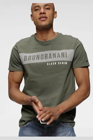 Bruno Banani T-Shirt, kurzärmelig, schmal geschnitten, Rundhalsausschnitt