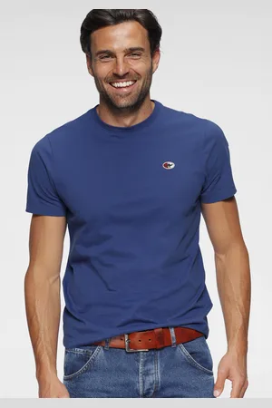 KangaROOS T-Shirt, Kurzarm, unifarben, Rundhals, aus Baumwolle, aus Single Jersey