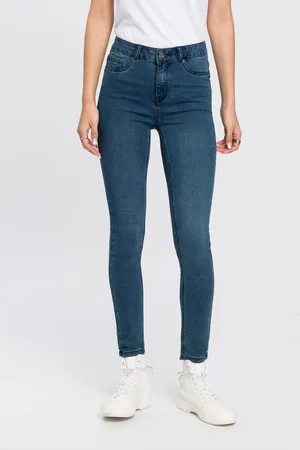 ARIZONA Skinny-fit-Jeans »Ultra Stretch«, extra-eng geschnittene Beinform, modische Used-Waschung