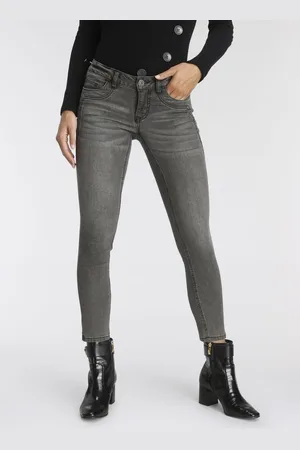 ARIZONA Skinny-fit-Jeans »mit Keileinsätzen«, extra-enger Beinschnitt, niedrige Leibhöhe