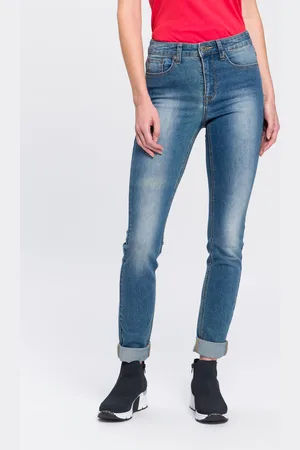ARIZONA Slim-fit-Jeans »Shaping«, enge Passform, Röhrenjeans, Used-Look-Waschung, hohe Leibhöhe