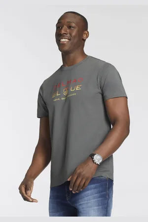 DELMAO T-Shirt, Kurzarm, bedruckt, Rundhals, aus 100% Baumwolle