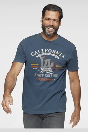 ARIZONA T-Shirt, Kurzarm, lässige Passform, Used-Look, Rundhalsausschnitt