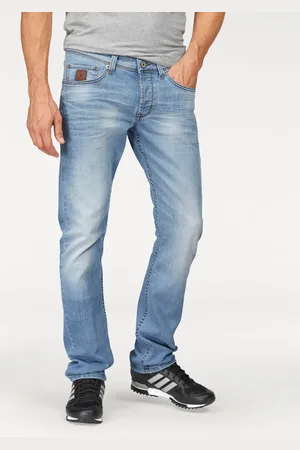 Bruno Banani Slim-fit-Jeans »Jimmy (Stretch)«, schmale Beinform, niedrige Leibhöhe, mit Button-Fly