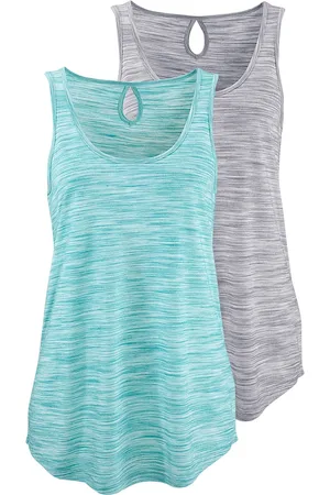beachtime Tanktop »mit Struktureffekt«, (2er-Pack), aus pflegeleichter Qualität