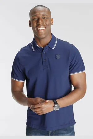DELMAO Poloshirt, Kurzarm, lockere Passform, Polokragen, für Tennis oder Golf