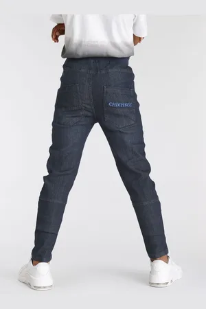CHIEMSEE Schlupfjeans », Stretch-Jeans für Jungen«, schmale Beinform, Used-Waschung, niedrige Leibhöhe