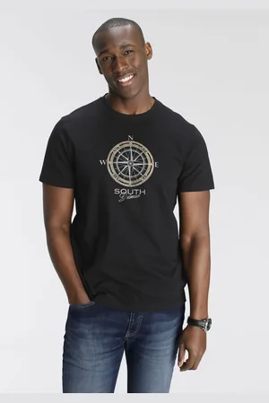 DELMAO T-Shirt, Kurzarm, bedruckt, Rundhals, aus Baumwolle