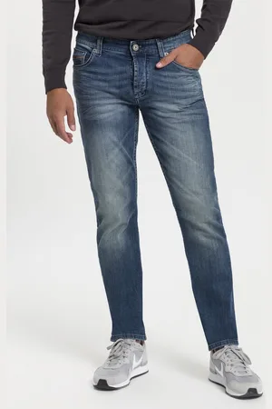 Bruno Banani Straight-Jeans »Dylan«, gerade Beinform, Used-Waschung, niedrige Leibhöhe