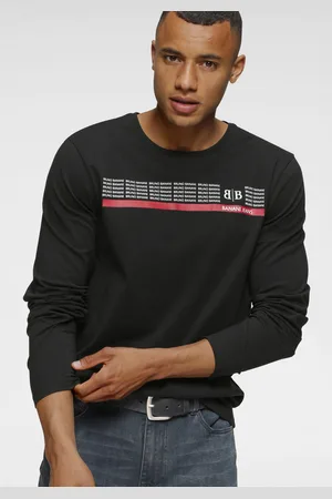 Bruno Banani Langarmshirt, schmal geschnitten, mit lässigem und peppigem Aufdruck