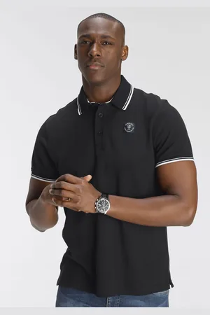 DELMAO Poloshirt, Kurzarm, lockere Passform, Polokragen, für Tennis oder Golf