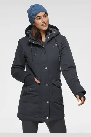 KangaROOS Langjacke, mit Kapuze, für den Übergang, aus leichtem Webmaterial, modisch