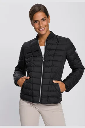 KangaROOS Steppjacke, figurbetonter Schnitt, hüftlange Passform