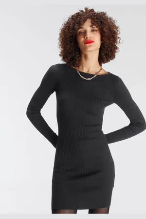 AJC Strickkleid, festlich, Mini-Länge, figurbetont, aus Viskose und Polyamid