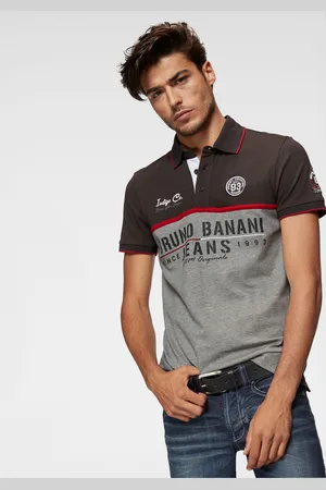 Bruno Banani Poloshirt, Kurzarm, körpernahe Passform, mit Polokragen