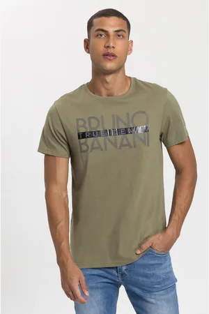 Bruno Banani T-Shirt, kurzärmelig, schmal geschnitten, bedruckt, aus Baumwolle