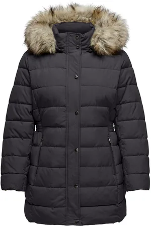 ONLY Steppjacke »CARNEWLUNA QUILTED COAT CC OTW«, mit Kapuze