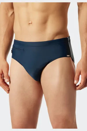 Schiesser Badeslip »"Nautical Casual"«, mit extra flacher Reißverschlusstasche